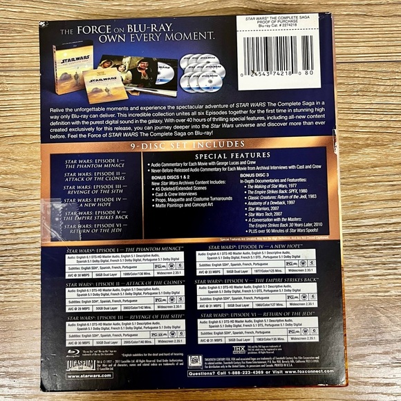 Star Wars: The Complete Saga (Blu-ray) - Picture 14 of 14